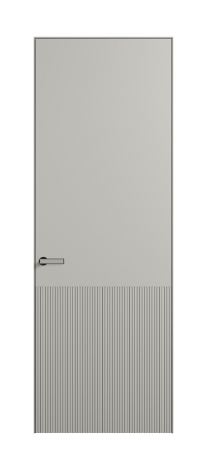 Дверь межкомнатная Вельвет 8204 Матовый тёплый серый. Скрытый короб Черный Цена 64969 . Фабрика дверей Волховец 8 (800) 551 43 19 Межкомнатная дверь Вельвет 8204 Матовый тёплый серый. Цена 64969 | Volhovec