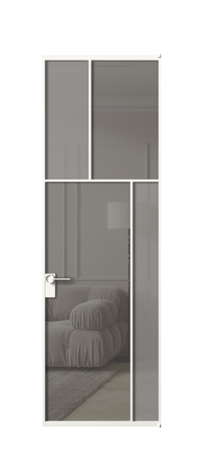 Дверь межкомнатная Мозаик АЛПЛ041.23 Алюминий Белый Сатинированное серое стекло, триплекс, 6 мм + Прозрачное серое стекло, триплекс Без короба бел Цена 160070 Стоимость комплекта двери включает:
1. Полотно (600/650/700/750/800/850/900/950*2000-2400 мм).
2. Короб
3. Комплект фурнитуры (2 торцевые петли и магнитный замок с ответной планкой). Фабрика дверей Волховец 8 (800) 551 43 19 Межкомнатная дверь Мозаик АЛПЛ041.23 Алюминий Белый Сатинированное серое стекло, триплекс, 6 мм + Прозрачное серое стекло, триплекс Цена 160070 ₽ | Volhovec