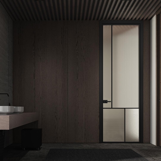 Алюминиевые двери Мозаик