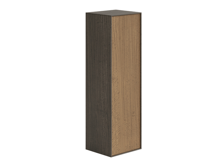 Мебель Пенал Модуле. Цвет Эвкалипт серый матовый фризе. Материал Шпон эвкалипта НатурВуд. Коллекция Пенал Модуле. Картинка.