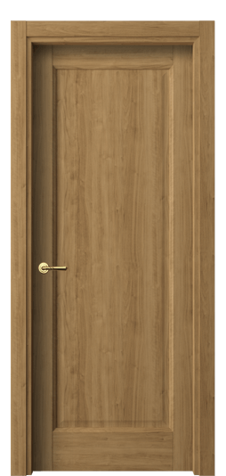 Дверь межкомнатная 1401 ГОР. Цвет Грецкий орех. Материал Ламинатин. Коллекция Галант. Картинка.