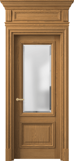 Дверь межкомнатная 7302 ДСЛ.М САТ-Ф. Цвет Дуб солнечный матовый. Материал Массив дуба матовый. Коллекция Антик. Картинка.