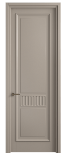 Дверь межкомнатная 6707 МБСК. Цвет Матовый бисквитный. Материал Гладкая эмаль. Коллекция Шарм. Картинка.