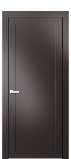 Дверь межкомнатная 8001 МАН. Цвет Матовый антрацит. Материал Гладкая эмаль. Коллекция Нео Классик. Картинка.