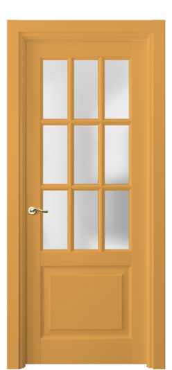 Дверь межкомнатная 0748 Пастельно-жёлтый RAL 1034. Цвет RAL Пастельно-жёлтый RAL 1034. Материал Гладкая эмаль. Коллекция Лигнум. Картинка.