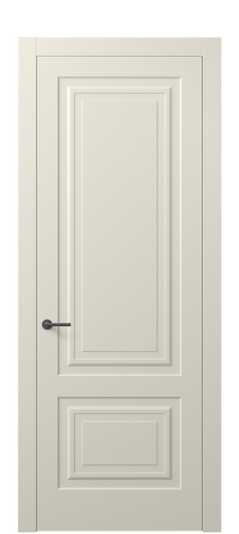 Дверь межкомнатная АКП 8451 МБСР. Цвет Матовый бежево-серый. Материал Гладкая эмаль. Коллекция Маскот. Картинка.