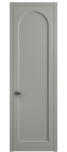 Дверь межкомнатная 6803 МНСР. Цвет Матовый нейтральный серый. Материал Гладкая эмаль. Коллекция Палаццо. Картинка.