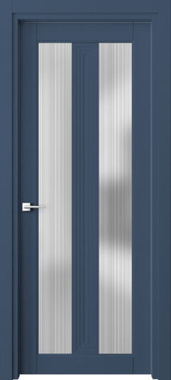 Дверь межкомнатная 6122 NCS S 5020-R80B ДОЖДЬ. Цвет NCS NCS S 5020-R80B. Материал Массив дуба эмаль. Коллекция Эго. Картинка.