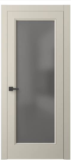 Дверь межкомнатная 8300 МБСР СЕР САТ. Цвет Матовый бежево-серый. Материал Гладкая эмаль. Коллекция Линия. Картинка.