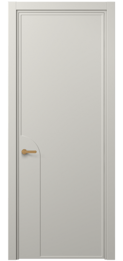 Дверь межкомнатная 8605 МТСР. Цвет Матовый тёплый серый. Материал Гладкая эмаль. Коллекция Фрэйм. Картинка.