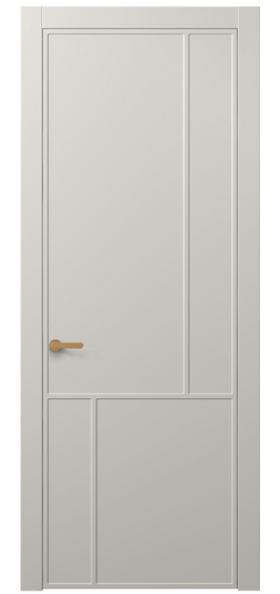 Дверь межкомнатная АКП 8606 МТСР. Цвет Матовый тёплый серый. Материал Гладкая эмаль. Коллекция Фрэйм. Картинка.