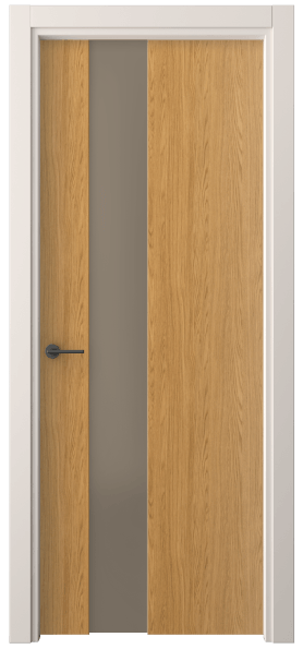 Дверь межкомнатная 4224 ВНД БР САТ. Цвет Ванильный дуб. Материал Ламинатин. Коллекция Фридом. Картинка.